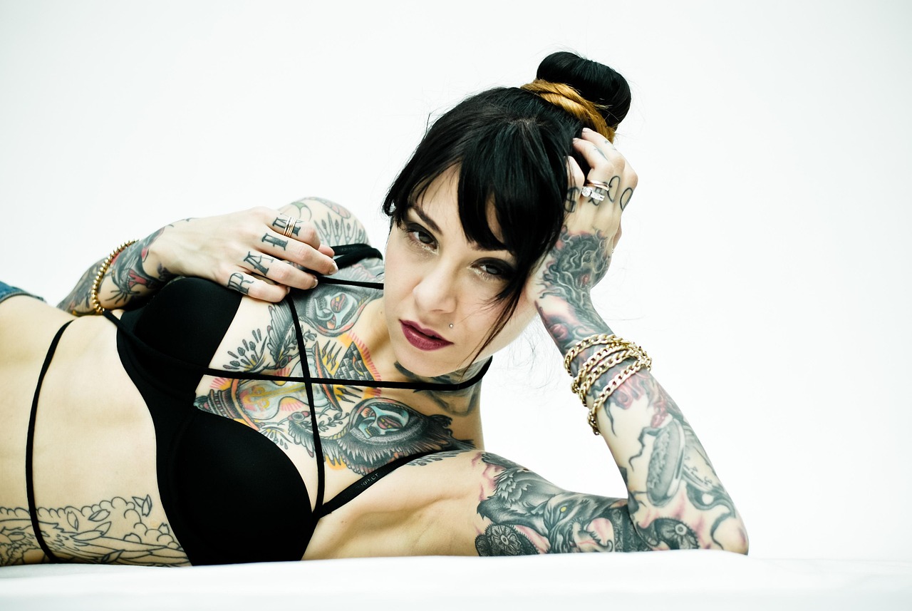 girl, tattoo, tattoos